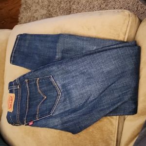 Levi’s premium 721 vintage high rise skinny jeans dark denim 15 x 30.